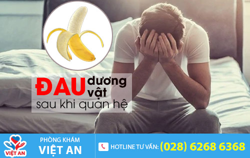 đau dương vật sau khi quan hệ