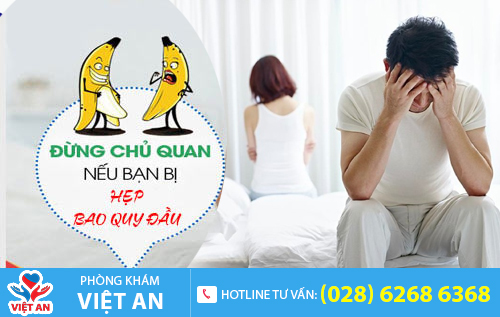 Hẹp bao quy đầu khiến nam giới tự ti trước bạn tình