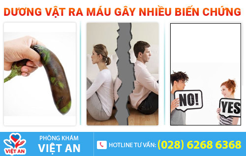 Tác hại nguy hiểm khi dương vật bị chảy máu