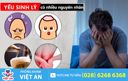 Yếu sinh lý nam do nhiều nguyên nhân gây nên