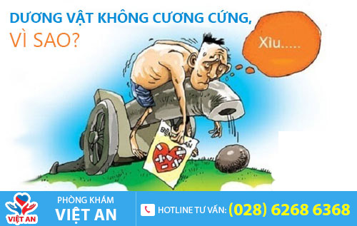 Dương vật không cương cứng, vì sao?