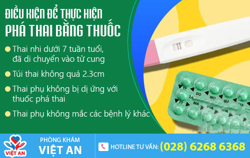 Điều kiện để thực hiện phá thai bằng thuốc