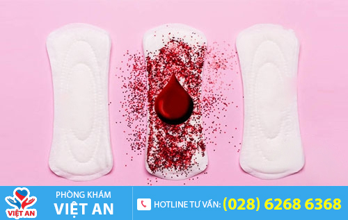 Hình ảnh máu kinh vón cục