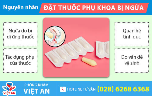 Nguyên nhân đặt thuốc phụ khoa bị ngứa