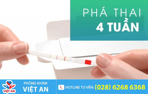 Phá thai 4 tuần