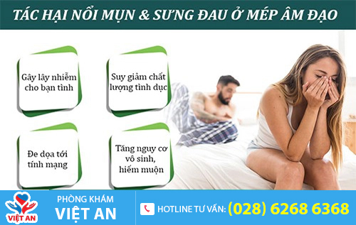 Thịt dư âm đạo - dấu hiệu bệnh sùi mào gà