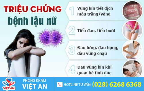 Triệu chứng bệnh lậu ở nữ