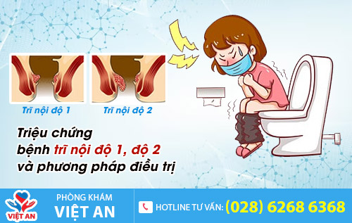 Triệu chứng bệnh trĩ nội độ 1 độ 2