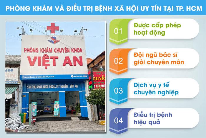 Địa chỉ điều tị bệnh xã hội uy tín tại TP. HCM